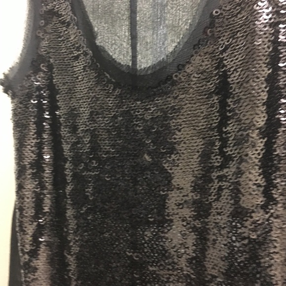 Jessica Simpson Black  sequin tank top - Picture 4 of 10